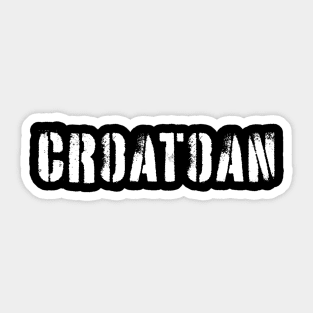 Croatoan Sticker